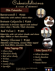 Cakesiclelicious menu 1