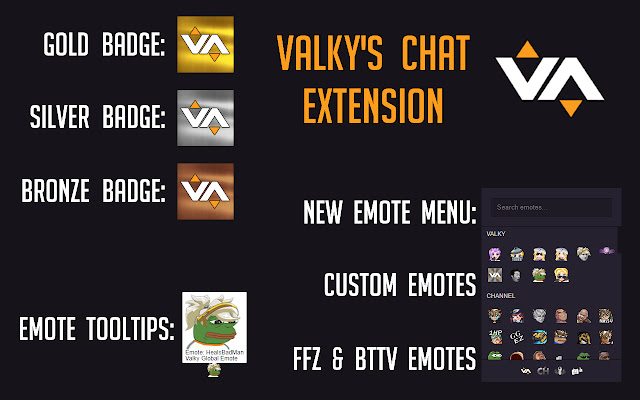 Valky's Chat Extension for Twitch