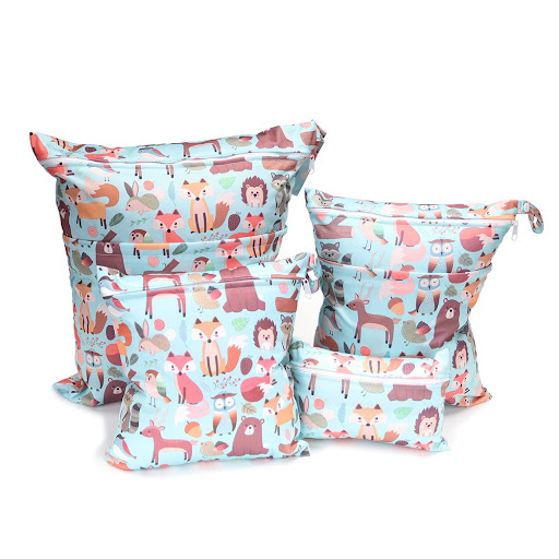 Title 7, Cartoon Printing Four-piece Diaper Bag Storage ...