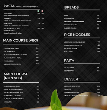 Hype Bar & Bistro menu 
