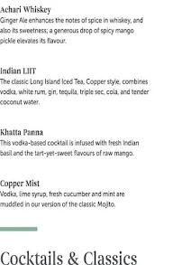 Copper Chimney menu 1