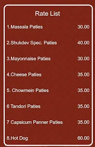 Swadishta Fast Food Centre menu 1