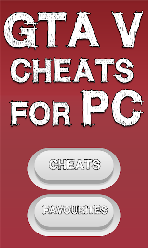 Cheats for GTA V PC