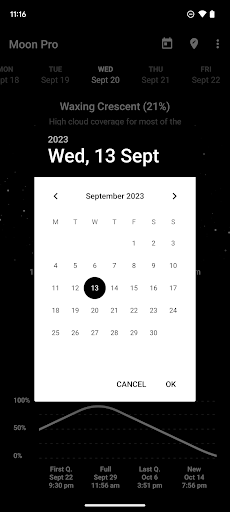 Screenshot My Moon Phase - Lunar Calendar