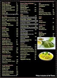 Bong Bay menu 1