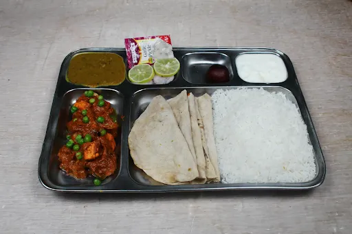 Matar Paneer Thali