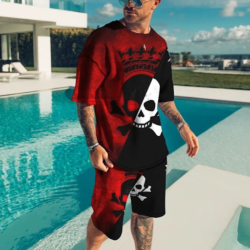 Title 10, Mens 3D Printing Digital Printing T-Shirt Casu...