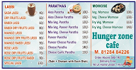 Hunger Zone Cafe menu 1