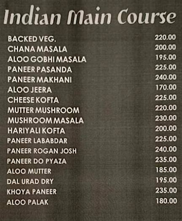 Ajay Hotel menu 