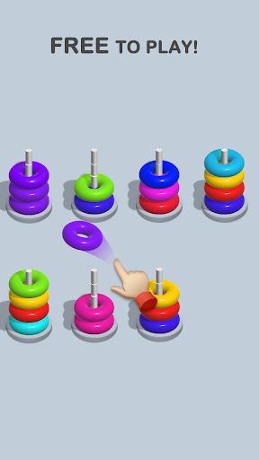 Screenshot Hoops Sort Puzzle - Stack game