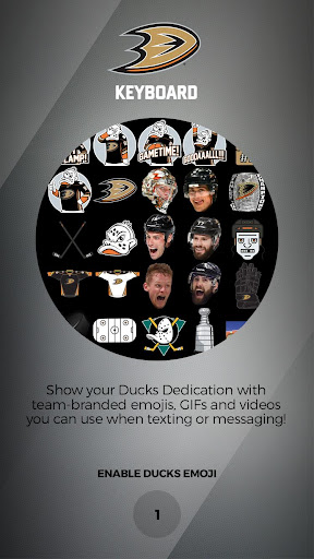 Anaheim Ducks Keyboard