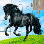 Cover Image of Télécharger Cheval Jigsaw Puzzles Jeu Enfants 25.1 APK