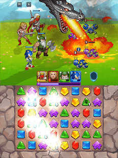 SEGA Heroes: Match 3 RPG Games with Sonic & Crew Screenshot