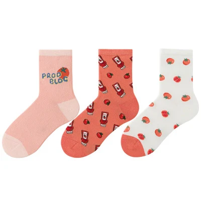 Title 5, Chaussettes pour femmes en coton à la mode avec...