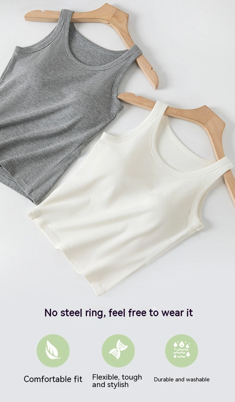 Title 4, Cup Cover One-piece Inner Wear Base Padded Stra...