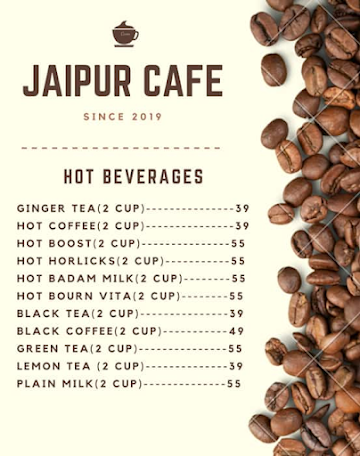 Jaipur Cafe menu 