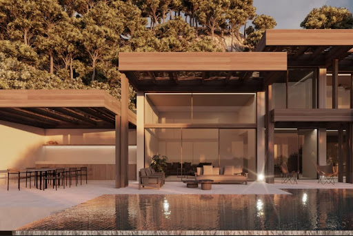 Maison contemporaine avec piscine en bord de mer 4