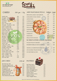 Crust N Cakes menu 1