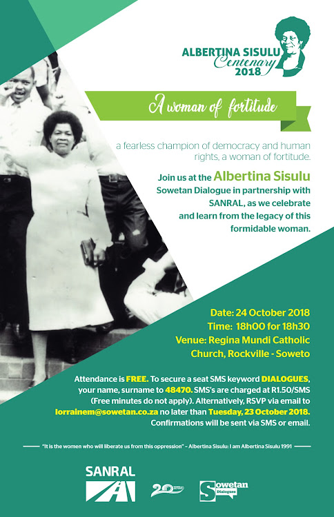 Albertina Sisulu Centenary