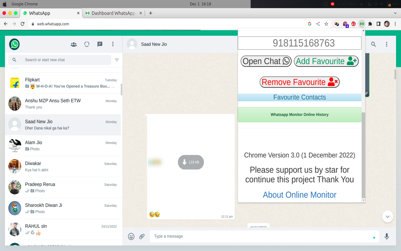 Online Monitor for WhatsApp Preview image 3