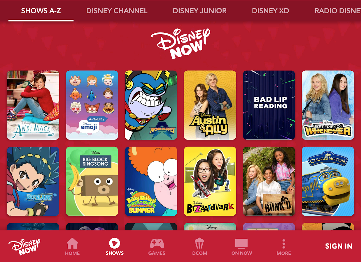 DisneyNOW - TV Shows & Games - Android Apps on Google Play