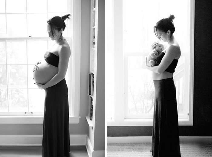 Lovely Photos Of Before And After Pregnancy