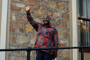 Nelson Mandela Bay mayor Nqaba Bhanga leaves the City Hall after he was re-elected.