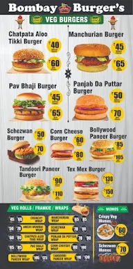 Bombay Burger's menu 2