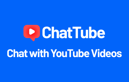 ChatTube - Chat with any YouTube video small promo image