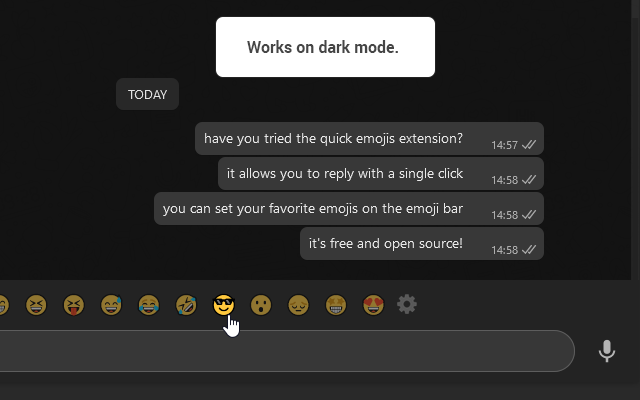 Quick Emojis for WhatsApp and Messenger Preview image 4