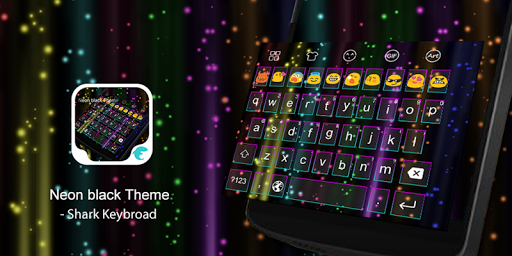 Emoji Keyboard-Neon Night