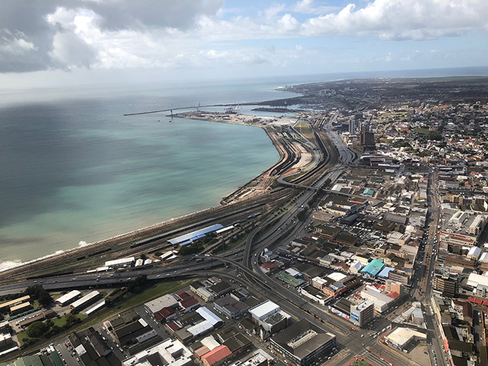 An aerial view of Port Elizabeth. File picture