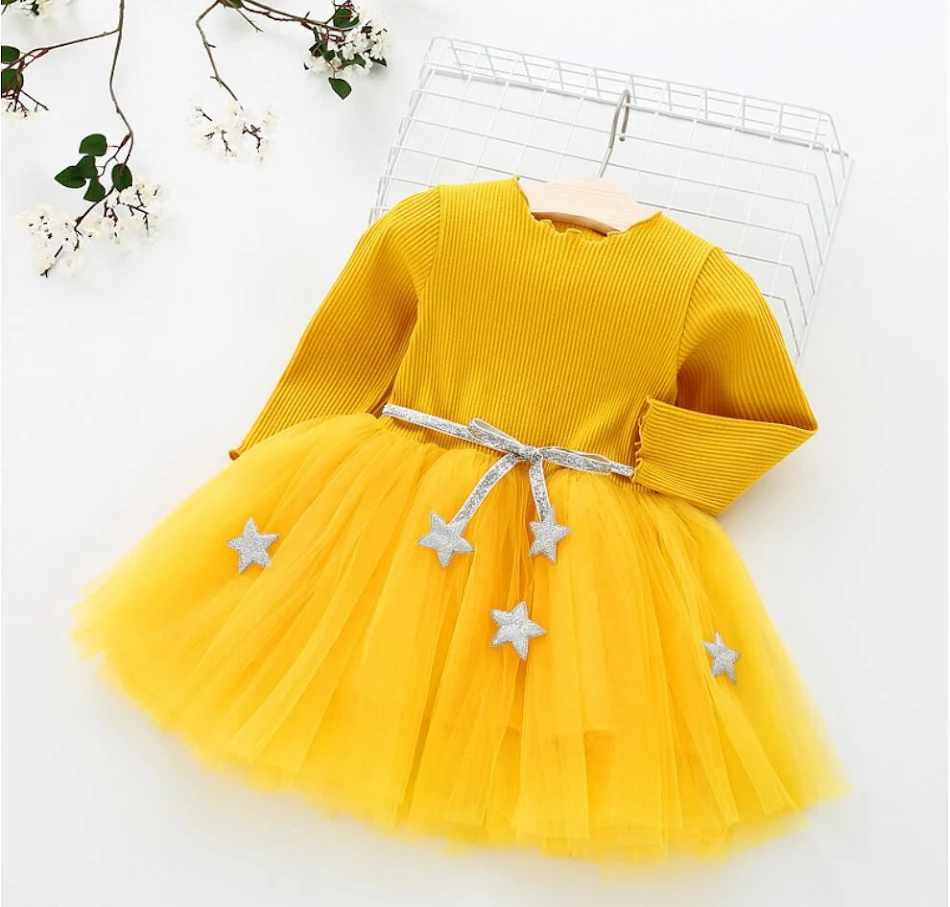 Mädchen Stern Prinzessinnen Kleid Funkelnder Look für fantasievolles Spielen, Geburtstage, Partys und besondere Anlässe. Bezaubernd!