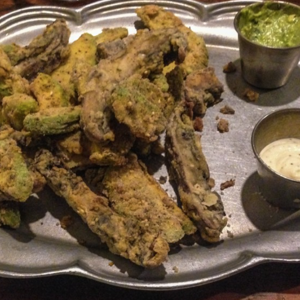 mixed veggie fries fried in rice flour