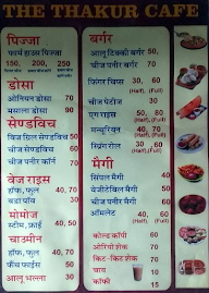 The Thakur Cafe menu 3