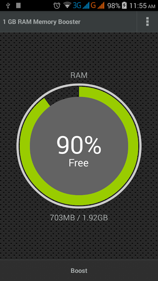   1 GB RAM Memory Booster- tangkapan layar 