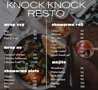 Knock Knock menu 1