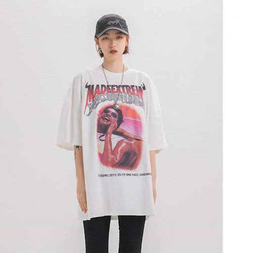 Title 2, Printed loose mens T-shirt