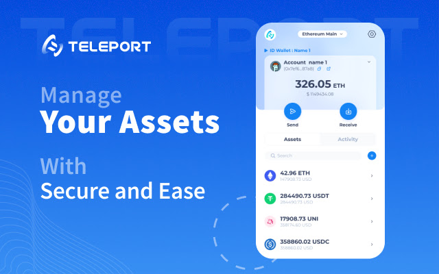 Teleport Wallet chrome extension