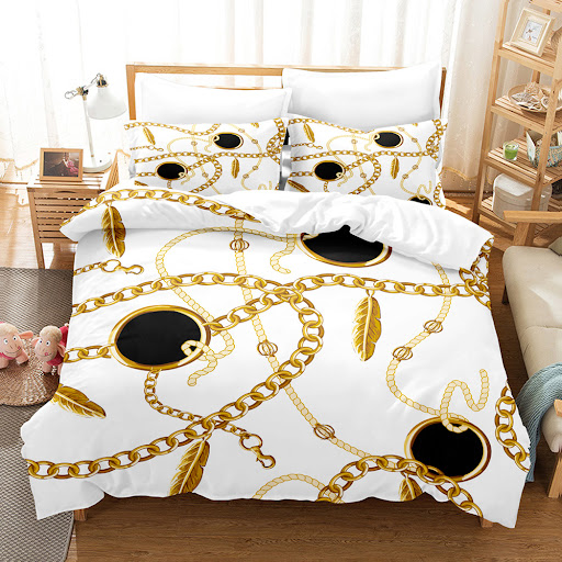 Title 9, New Brushed Chemical Fiber Digital Golden Patte...