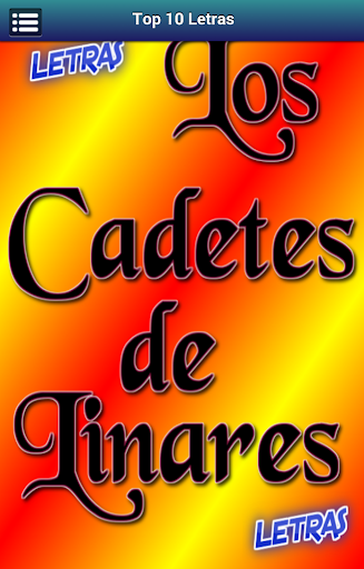 Letras Los Cadetes de Linares