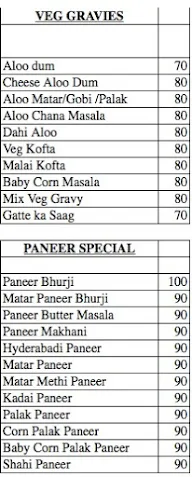 Sharmaji Pure Veg menu 2