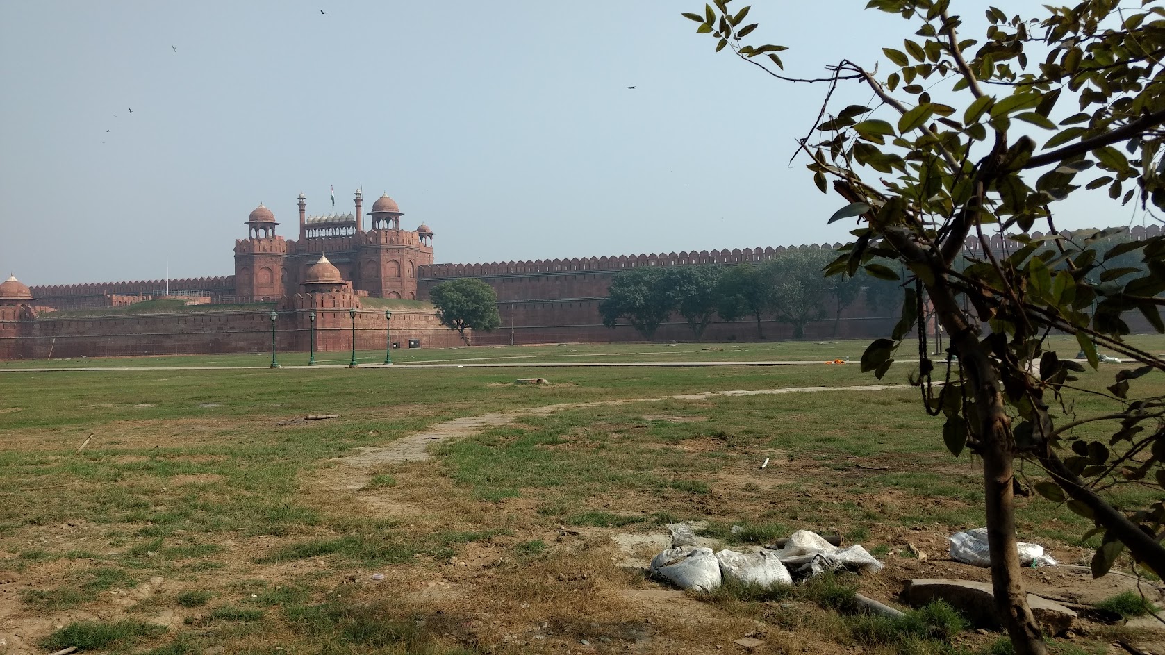 Muros da mesquita Jama Masyid -  Delhi - Índia 