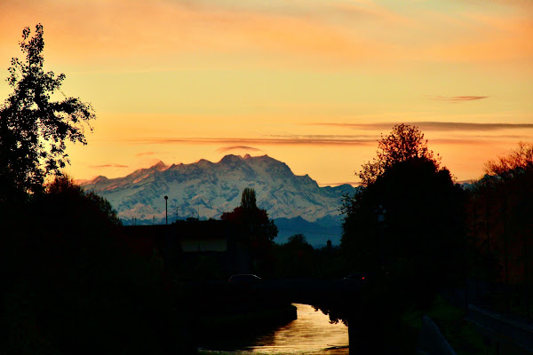 Tramonto sul "Rosa" di Gp