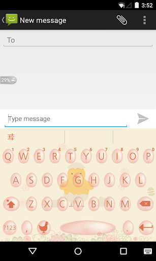 Emoji Keyboard - Cute Chicken