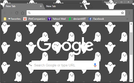 Halloween Pixel Ghosts
