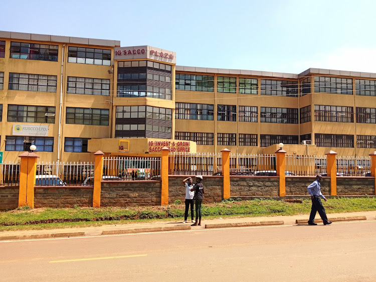 The Kakamega Invest and Grow (IG) Sacco head office in Kakamega town