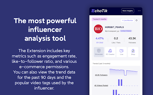 TikTok Analytics By EchoTik