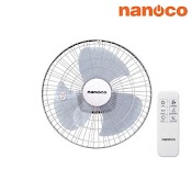 Quạt Trần Đảo Nanoco Nof1603G - Rc ( Có Remote - Mô Tơ Đồng - Màu Xám ) - Hàng Chính Hãng