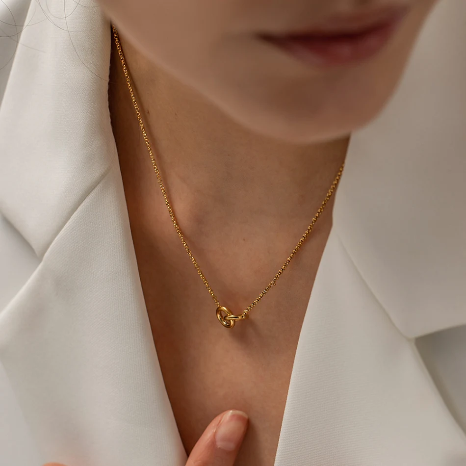Damesketting, nieuwe modieuze all-match. Een elegante en veelzijdige ketting die perfect past bij elke outfit, ideaal voor dag en nacht.